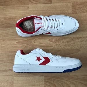 Converse One Star Rival Ox RED WHITE BLUE Sz